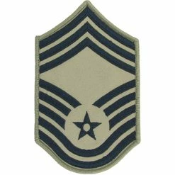 Deals 🌟 Exchange Select Air Force Rank CMSgt E-9 Subdued Large (ABU) 🌟