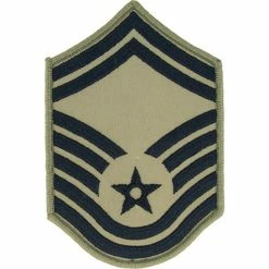 Cheap 🎉 Exchange Select Air Force Rank SMSgt E-8 Subdued Large (ABU) ⭐