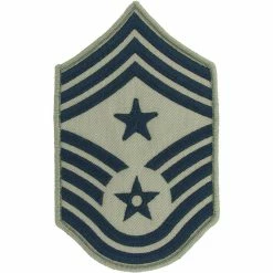 Cheapest 🤩 Exchange Select Air Force Rank Command Chief Master Sergeant E-9 Subdued Small With Star (ABU) ⭐