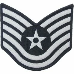 Promo 😉 Ira Green, Inc Air Force Technical Sergeant (TSgt) Blue Chevron Large Rank ⭐
