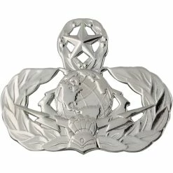 Best Pirce 👍 Other Brands Air Force Master Cyberspace Support Badge, Mirror Finish, Regular Size 🤩