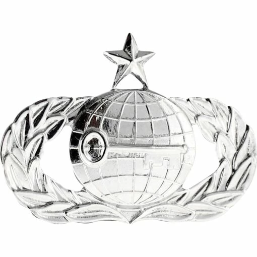 New 💯 Ira Green, Inc Air Force Senior Intelligence Badge, Pin-On, Mid-Size, Mirror Finish 🌟 -Deals military Store unnamed file 272