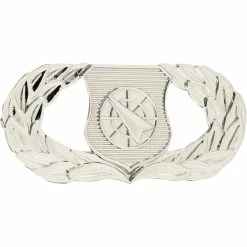 Hot Sale 👏 Ira Green, Inc Air Force Basic Weapons Controller Badge, Mirror Finish, Pin-On, Mid-Size 👍