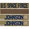 Discount 🔔 Sayre Space Force Nametape Kit, 2 Name Tapes And 1 Branch Of Service Tape Hook & Loop ⌛ -Deals military Store unnamed file 308