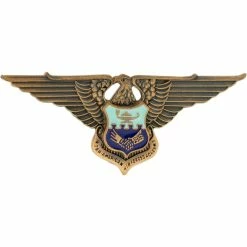 New 😍 Ira Green, Inc Air Force Officer Inter-American Academy Badge Non-Subdued, Pin-on, Regular Size 😀