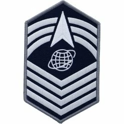 New 🔔 Ira Green, Inc Space Force Chev (Enlisted) CMSgt (E-9) Full Color Sew On, Large 👏