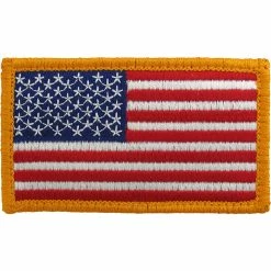 New 🥰 Ira Green, Inc US Flag Patch Forward Full Color With Hook Attachment 🔥