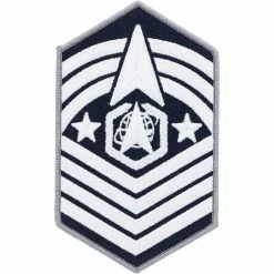 Promo 🥰 Ira Green, Inc Space Force Chevron (Enlisted) CHF MSGT Of The Space Force (E-9) Sew On, Small ✨
