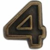 Top 10 ✔️ Other Brands Ribbon Attachments / Devices-Bronze Numeral 4, 3/16 In. 🤩 -Deals military Store unnamed file 513