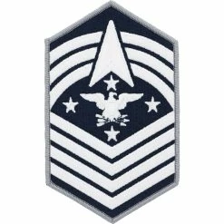 Best Pirce ❤️ Ira Green, Inc Space Force Chevron Sr Enlisted Advisor To The Chairman (E-9) Full Color Sew On Lg ⌛