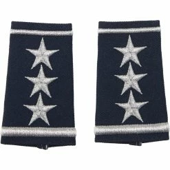 Brand new ❤️ Exchange Select Air Force Lieutenant General, Shoulder Marks Slide-On, Small 🌟