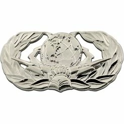 Budget 😀 Other Brands Air Force Badge Basic Cyberspace Support, Mirror Finish, Midsize ⭐