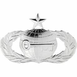 Coupon 🎁 Other Brands Air Force Senior Intelligence Badge, Mirror Finish, Regular Size ⌛