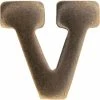 Promo ⌛ Ira Green, Inc Ribbon Device - Letter ''V'' Bronze, 1/4 In. 🎉