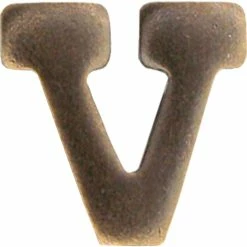 Promo ⌛ Ira Green, Inc Ribbon Device - Letter ''V'' Bronze, 1/4 In. 🎉