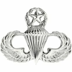 Coupon 😍 Ira Green, Inc Air Force Master Parachutist Badge, Mirror Finish, Medium Size 🤩